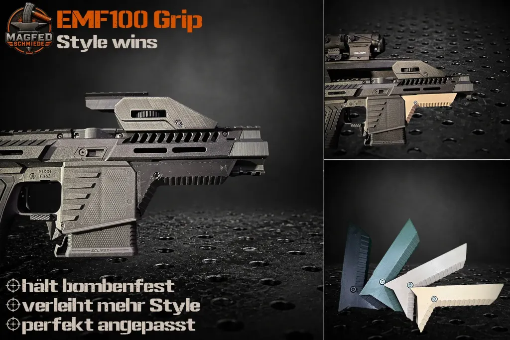 Frontgriff für Planet Eclipse EMEK EMF100, MG100, Picantinny, Magfed Paintball | Taktisches Upgrade & Zubehör