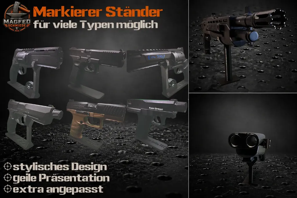Markiererständer FSC, HDR50 & 68, HDP50, Walther PPQ & PDP, GLOCK